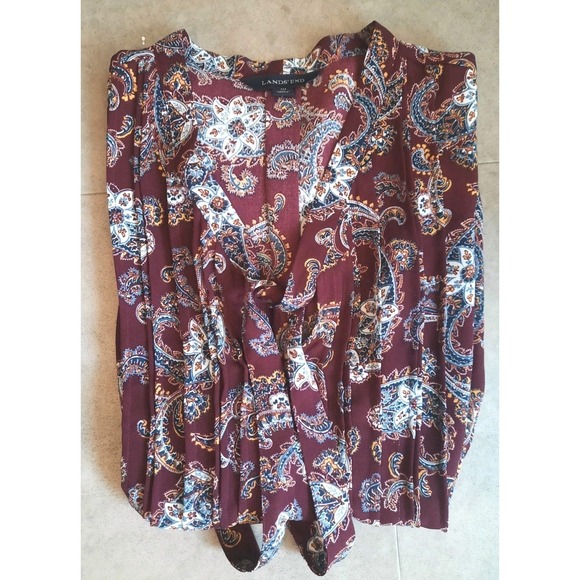 Lands' End Tops - Lands End Womens Shirt Size 10 Pre-owned